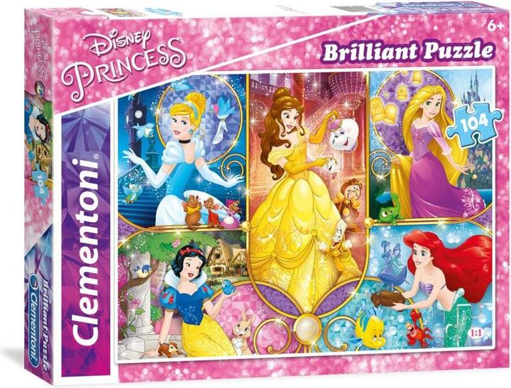 Produktbild Clementoni Brilliant Disney Prinzessin (104 Teile)