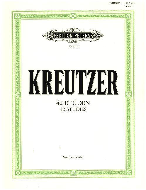 Produktbild 42 Etüden (Capricen) (Deutsch, Rodolphe Kreutzer, 2013)
