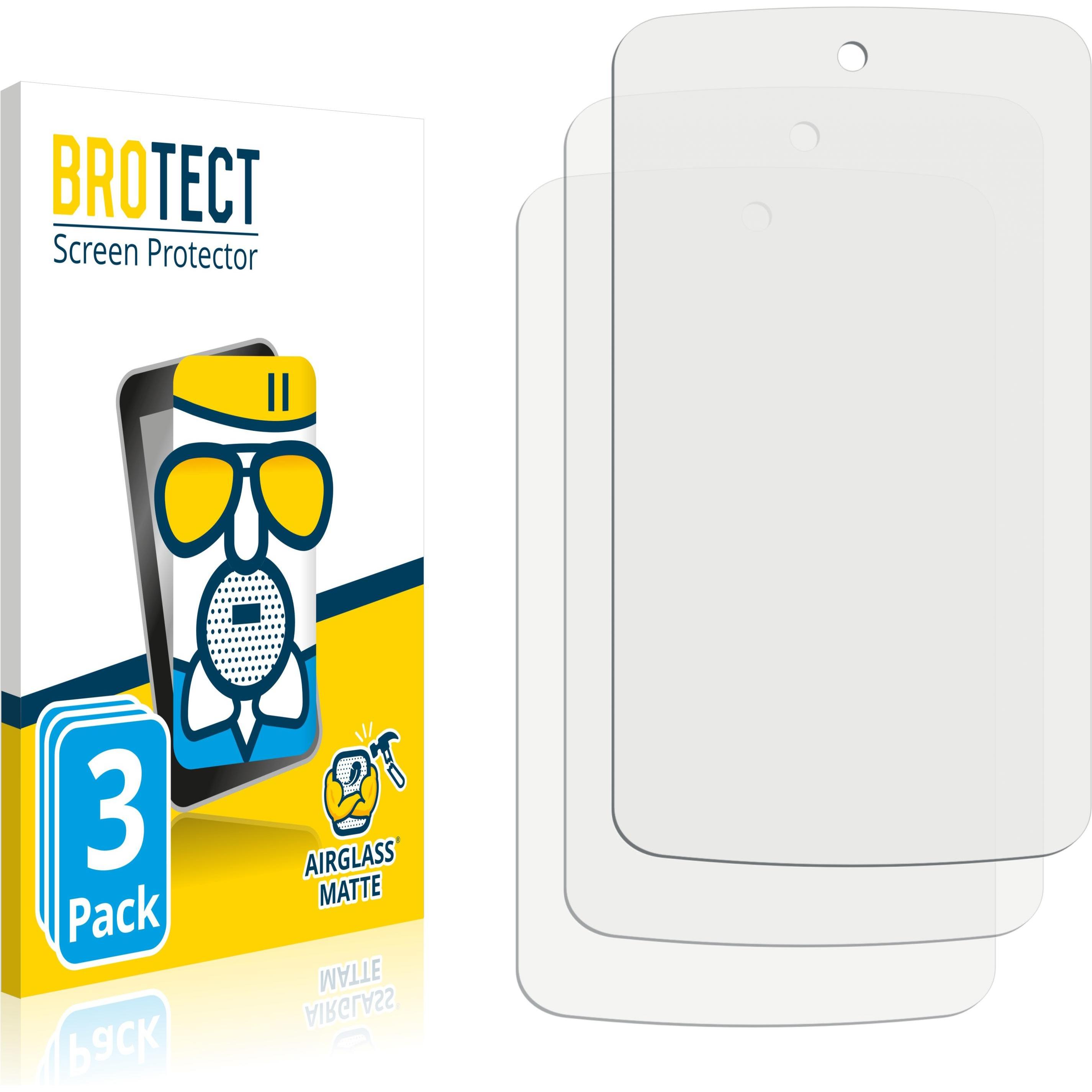 BROTECT AirGlass Panzerglasfolie Matt (3 Stück, S800), Tablet Schutzfolie