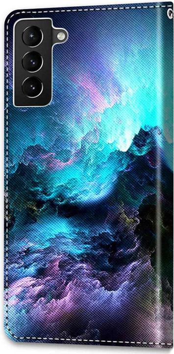 Actual product image Cover-Discount Galaxy S22+ - Leather Case Cover Nebula (Samsung Galaxy S22+)