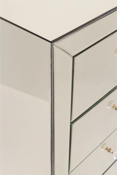 Immagine prodotto Designlife Cassapanca alta Luxury Champagne 5 cassetti (49 x 41 x 110 cm)