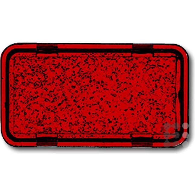 Busch-Jaeger Tastersymbol, Taster + Schalter, Rot