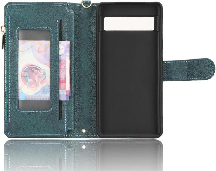 Actual product image Cover-Discount Google Pixel 7a - Wallet Case Green (Google Pixel 7a)