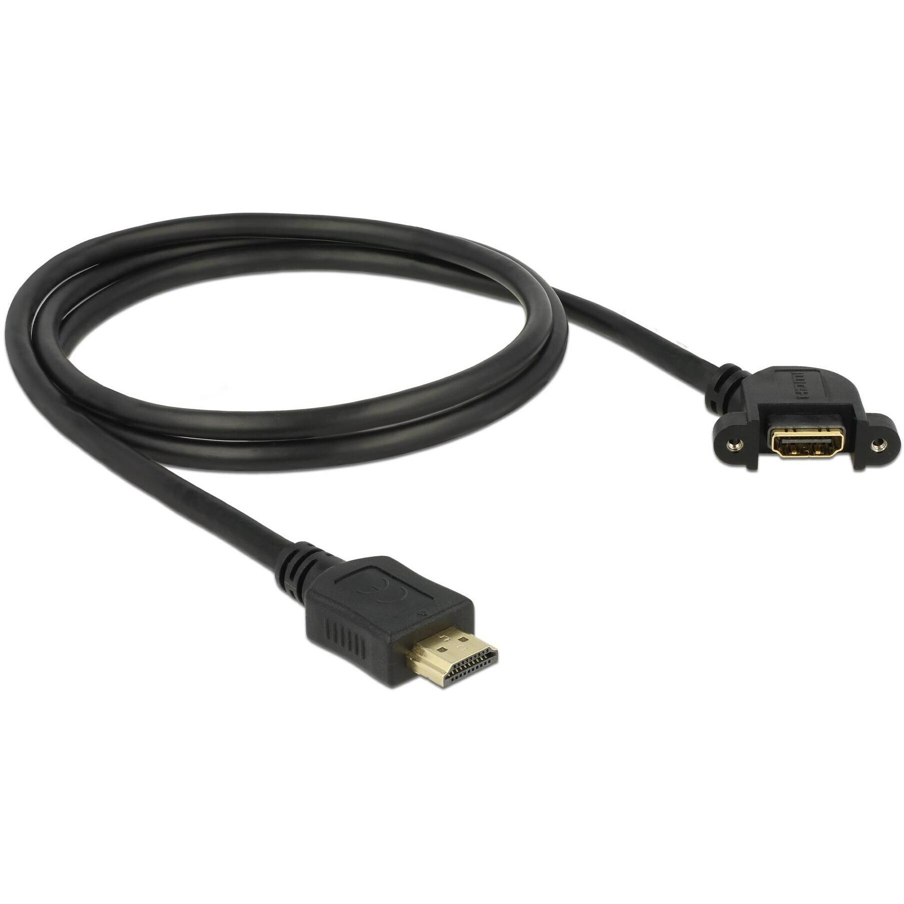Thumbnail - Delock HDMI (Typ A) — HDMI (Typ A) (1 m, HDMI), Video Kabel