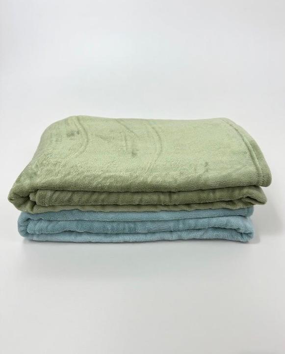 Productafbeelding Domoletti PLAID BLANKET COLAR 140X200 GREEN NO.90 (200 x 140 cm)