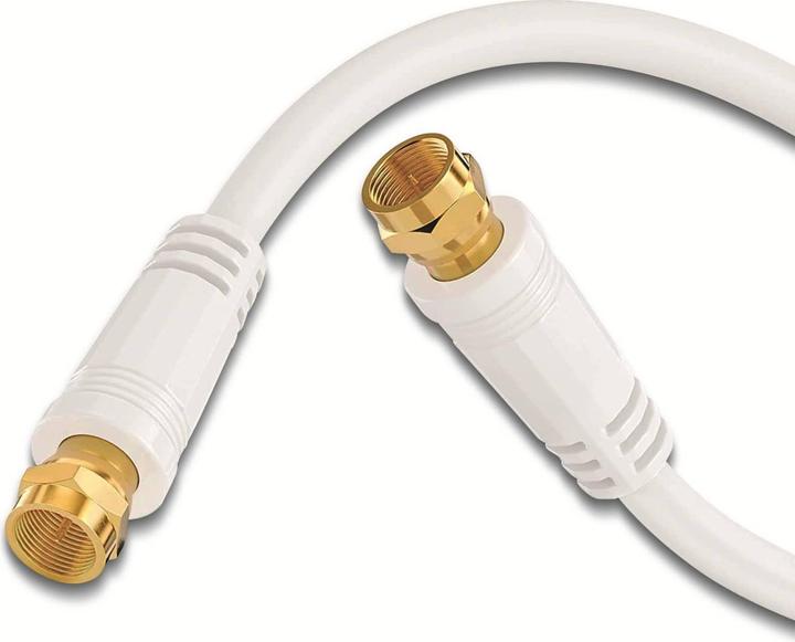 Produktbild Sonero Sat-Antennenanschlusskabel, 5 m, weiss (Antennenkabel)