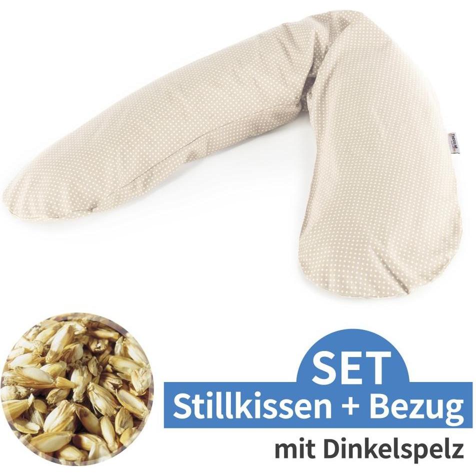 Thumbnail - Theraline, Stillkissen, Stillkissen "Das Original" mit Dinkel Füllung inkl. Bezug 190 cm (38 cm)