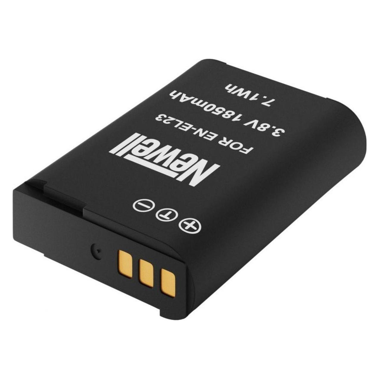 Newell Battery Replacement EN-EL23 (Batteria Della Fotocamera), Alimentatore Fotocamera, Nero