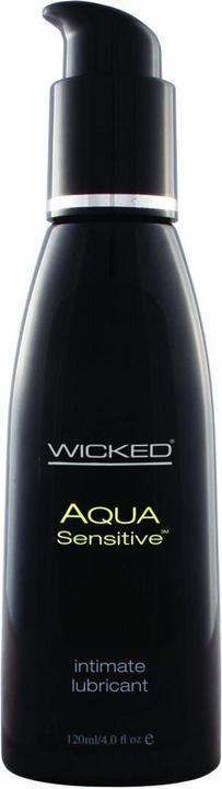 Actual product image Wicked Sensual Care Wicked Aqua Sensitive Unscent Lube 4oz (118 ml)