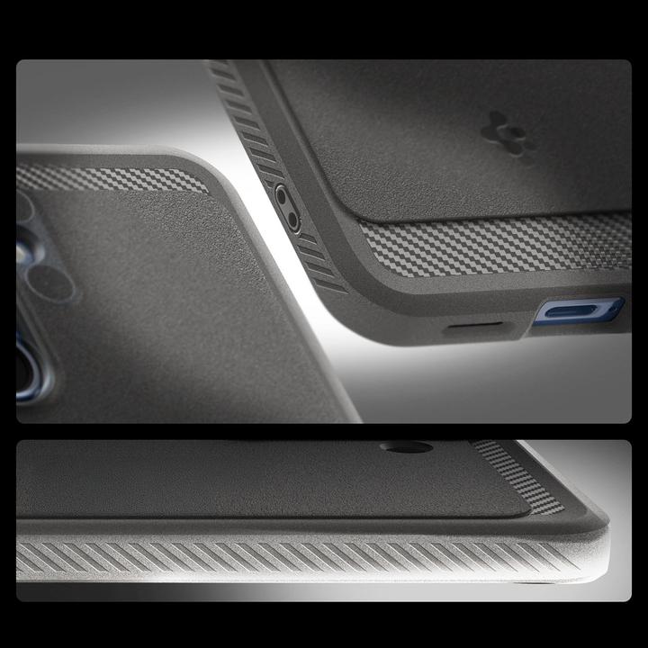 Produktbild Spigen Rugged Armor Mag MagSafe Hülle für Samsung Galaxy S25 – grau (Samsung Galaxy S25)