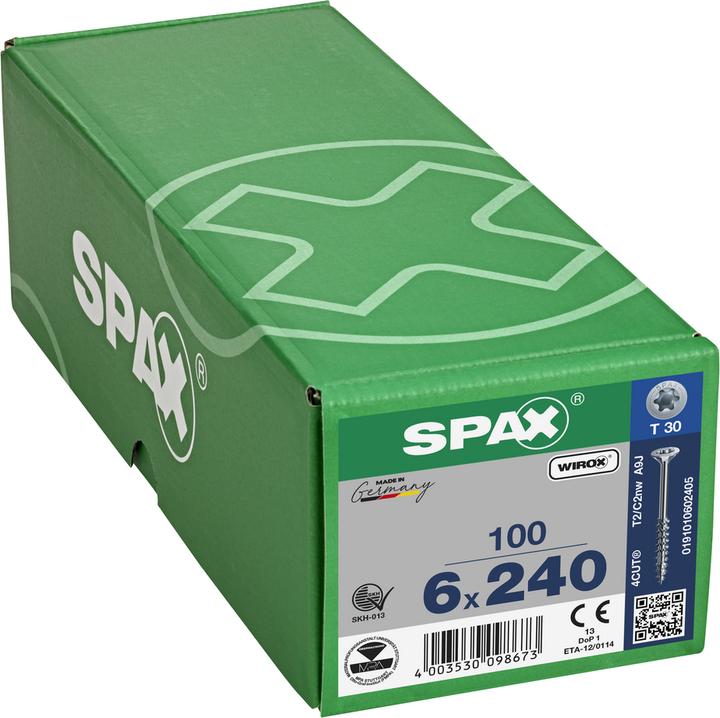 Produktbild Spax Senkmultikopf T-Star Plus T30 Teilgewinde (100 Schrauben pro Stück)