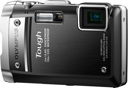 Actual product image Olympus TG-810, 14MP, 3D, 5x Zoom, GPS, Waterproof, Black (1/2,3'')