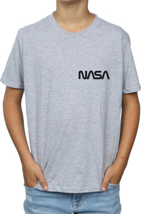 Produktbild Nasa Modern Logo Chest TShirt Jungen (152, 158)