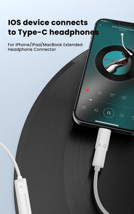 Produktbild PowerGuard Lightning USB 3.0 Headphone Adapter Charge & Data OTG (Lightning)