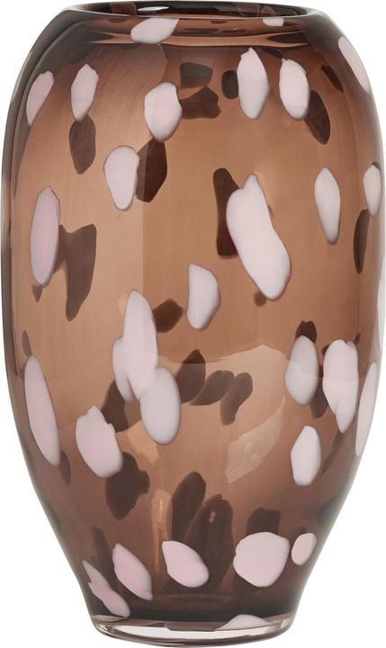 Oyoy Vase Jali medium 23 cm, Smoke (1 x, 19 x 19 x 27 cm, 9.75 l)