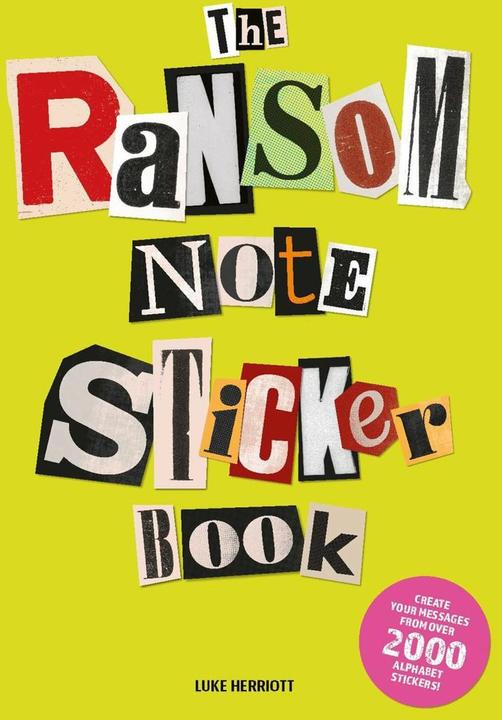 The Ransom Note Sticker Book (88 Sticker)