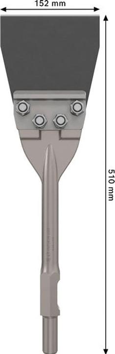 Actual product image Bosch Professional Zubehör Bodenschaber PRO Hex 30 2608690679