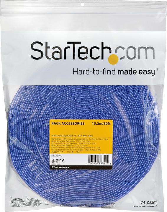 Produktbild StarTech Hook and Loop Roll (Klettkabelbinder, 15200 mm, 1 Stk.)
