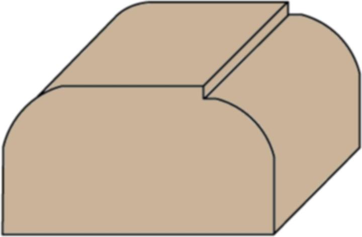 Immagine prodotto Fresa a raggio concavo con cuscinetto a sfera in MD 6,35 mm