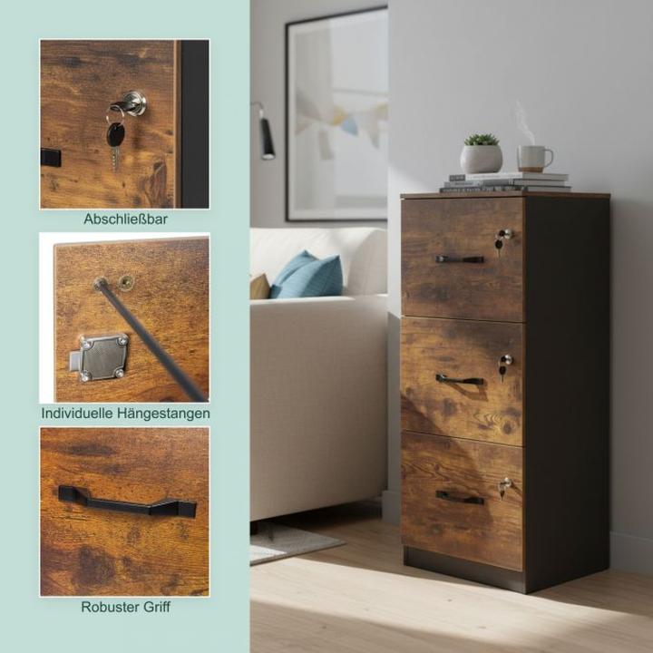 Produktbild Relaxdays Aktenschrank (40 x 40 x 103 cm)