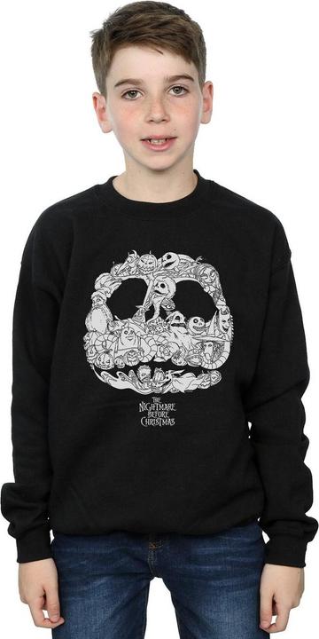 Produktbild Disney Nightmare Before Christmas Jack Skellington JackOLanterns Sweatshirt Jungen (140, 146)