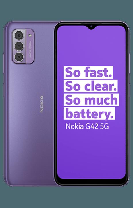 Actual product image Nokia G42 (128 GB, So Purple, 6.56", Dual SIM, 5G)