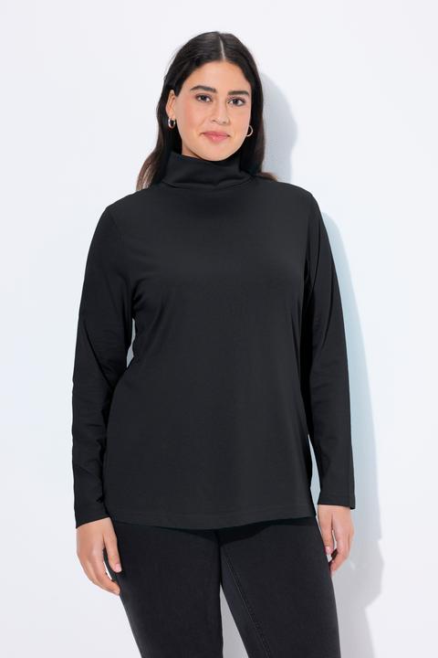Produktbild Ulla Popken Shirt, Rollkragen, Slim, Langarm (58)