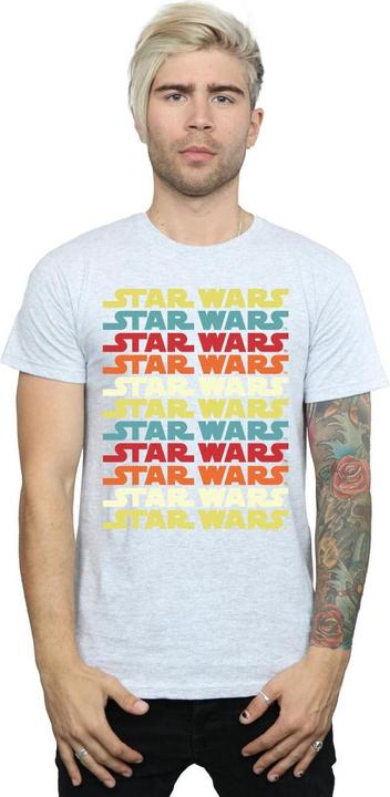 Produktbild Star Wars Retro Repeat Logo TShirt (XXL)