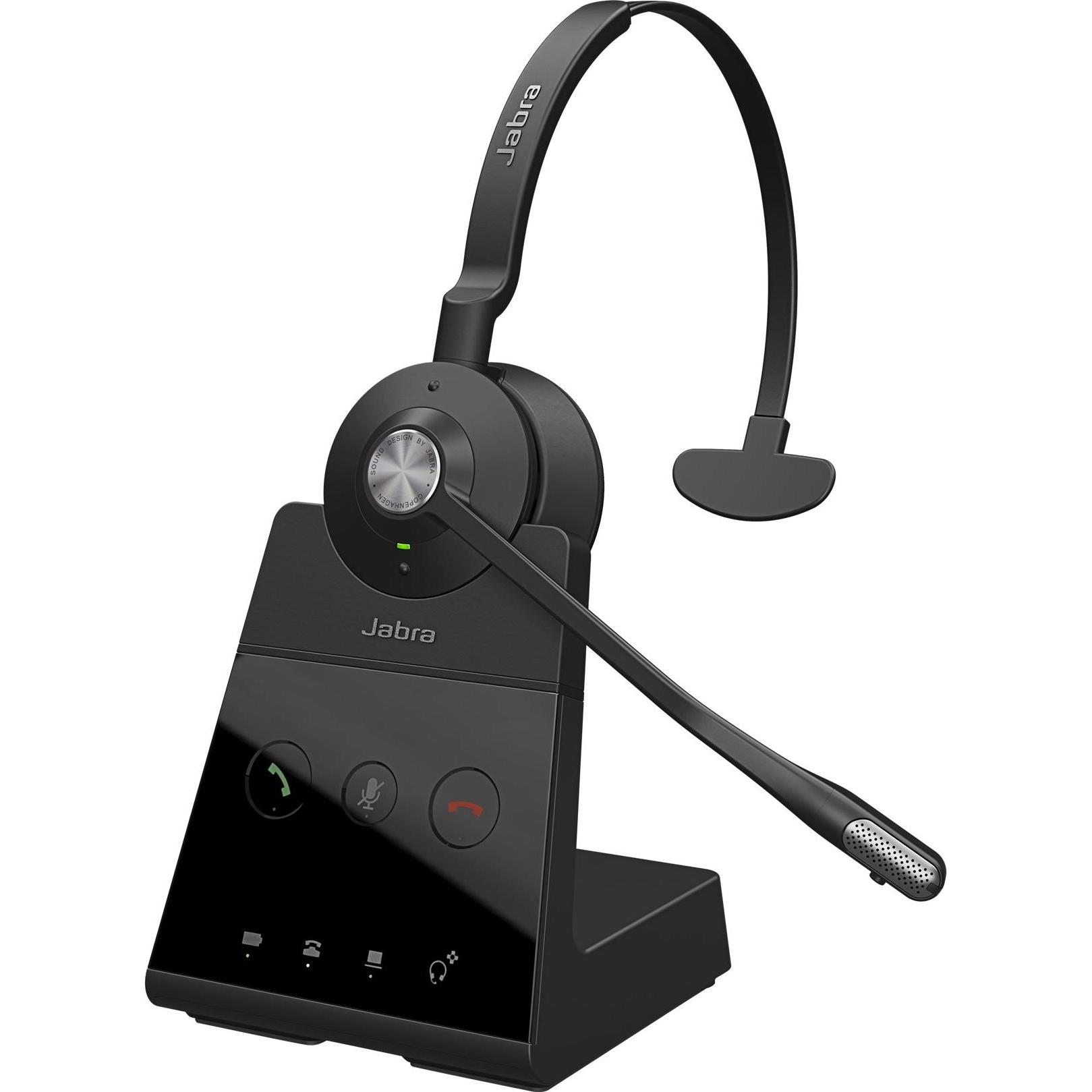 Jabra Engage 65 Mono (Kabellos, USB-A), Office Headset, Schwarz