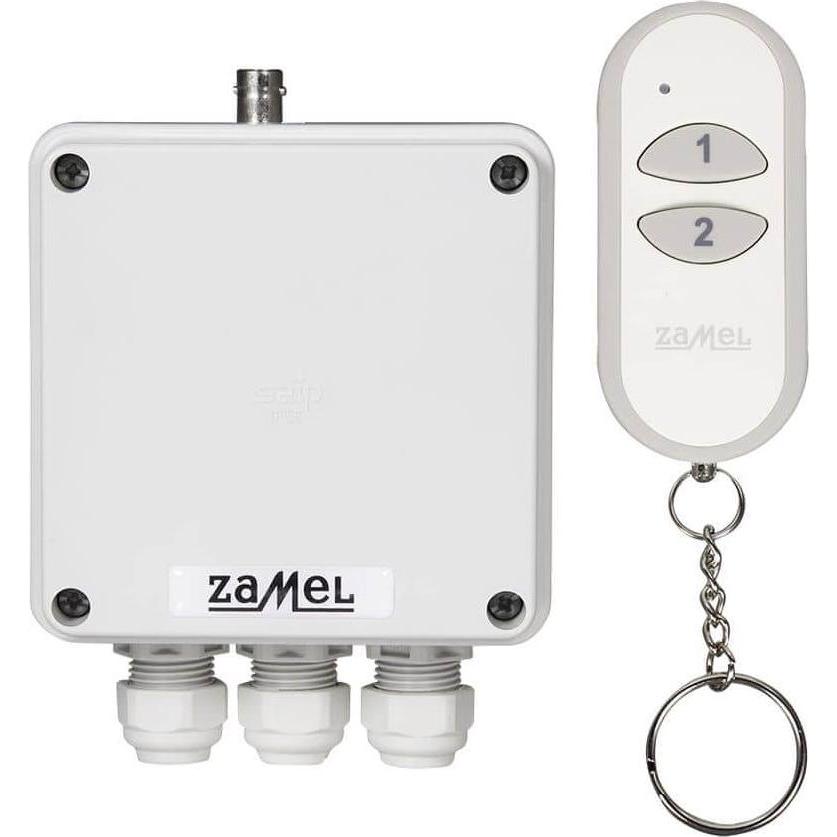 Zamel, Zubehör Beleuchtung, Wireless Steuerungsset 2-Kanal Fernsteuerung + 2-Kanal Funknetzschalter RWS-311D/Z