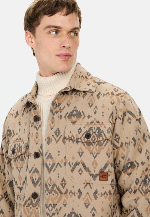 Produktbild Camel Active Overshirt mit Jacquard-Muster (XXL)
