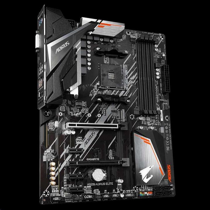 Productafbeelding Gigabyte A520 AORUS ELITE (AM4, AMD A520, ATX)