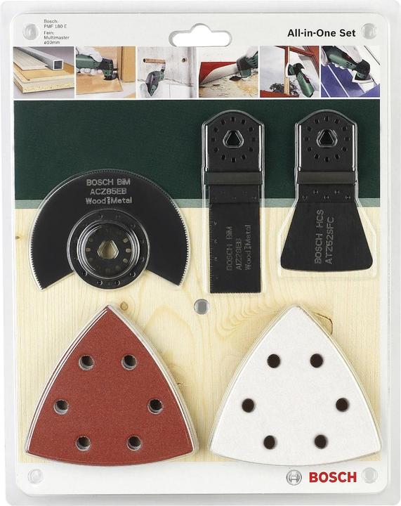 Bosch Professional Zubehör Starlock-Set Universal, 13-teilig, für Multi-Cutter, Wood and Metal
