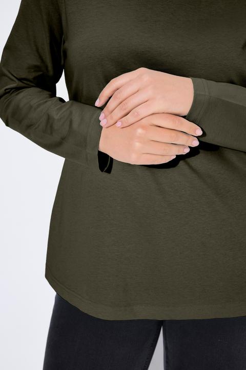 Immagine prodotto Ulla Popken Maglia dolcevita dal taglio aderente con maniche lunghe (46, 48)