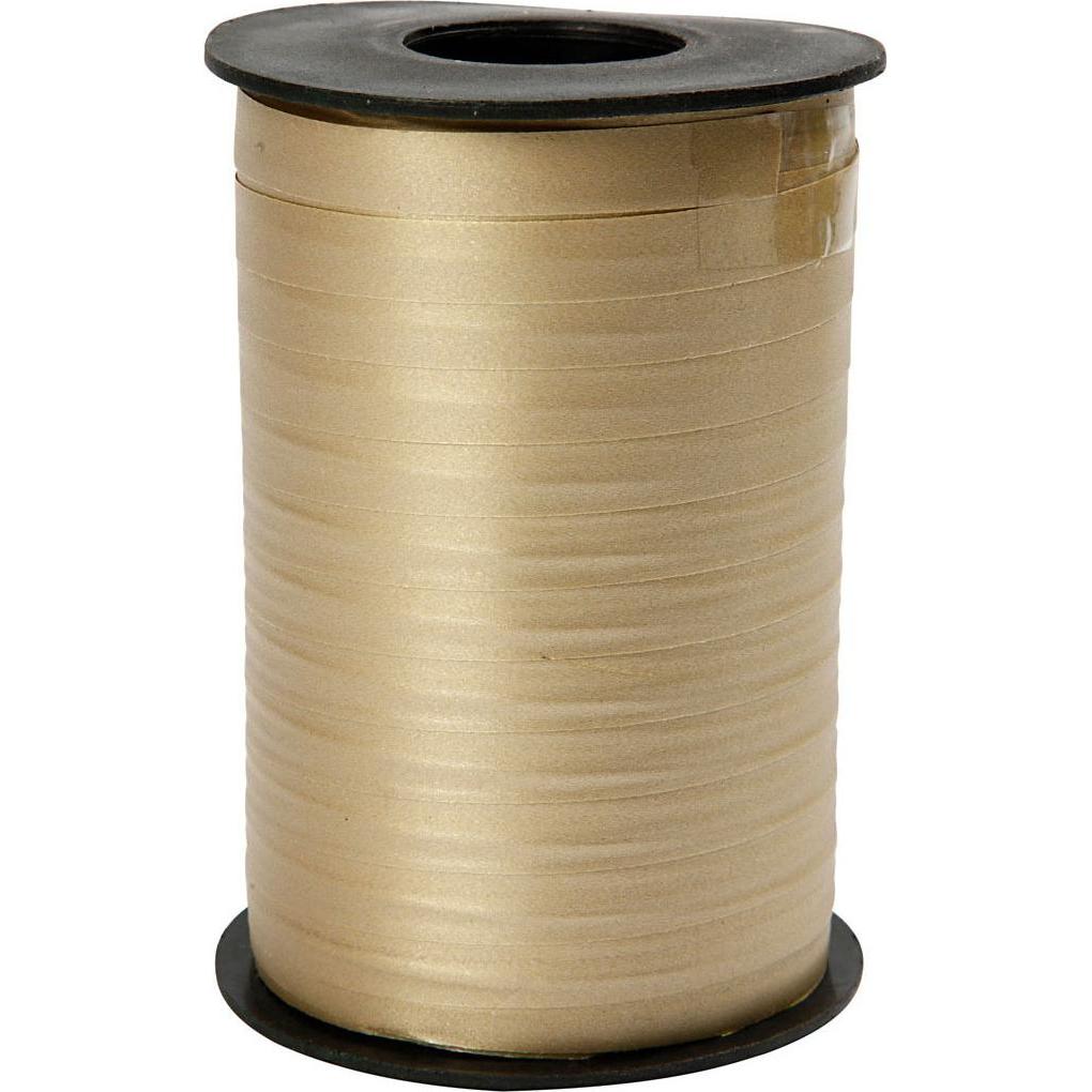 Creativ Company, Geschenkverpackung, Geschenkband Gold, 250m (Geschenkband, 1 x)