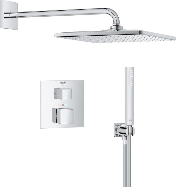 Immagine prodotto Grohe Sistema doccia a incasso Precision Cube con Vitalio Rain Mono 310 Cube (1 tipo di getto) e Vitalio