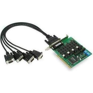 Moxa CP-134U-I W/O CABLE - Scheda seriale universale PCI a 4 porte RS-422485 con isolamento ottico, da 0, Scheda controller