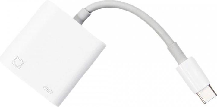 Actual product image PowerGuard Adapter with Charge-In (RJ45, USB-C)