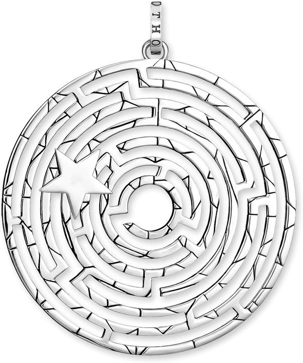 Produktbild Thomas Sabo Anhänger Labyrinth mit silbernen Stern (Silber 925)