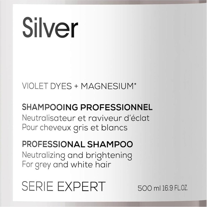 Image du produit L'Oréal Professionnel Serie Expert Silver (500 ml, Shampoing liquide)