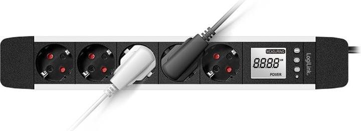 Produktbild LogiLink Prüfen (5 x, CEE 7/3, 1.40 m)