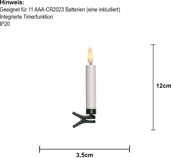 Productafbeelding Star Trading Weihnachtsbaumkerzen (10 x)