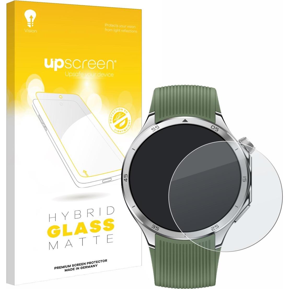 upscreen Schutzglas Schutzfolie Displayschutz Display Schutz Glas Folie matt, Smartwatch Schutzfolie, Grau