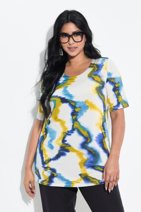 Produktbild Ulla Popken Slinkyshirt, Classic, Rundhals, Halbarm (46, 48)