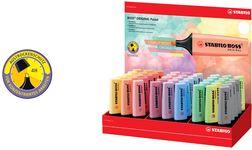 Produktbild STABILO Textmarker BOSS ORIGINAL Pastel, 45er Display (45x)