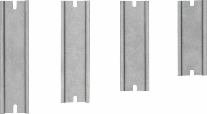 Actual product image RS PRO DIN top-hat rail, H. 7.5mm W. 35mm, L. 108mm