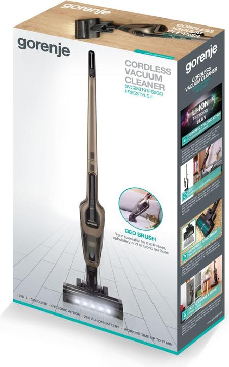 Actual product image Gorenje Stabstaubsauger - SVC288191FSIIGO -