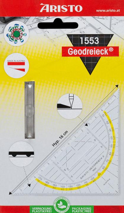 Actual product image Aristo Angle 16cm 1553 Hypotenuse (16 cm)