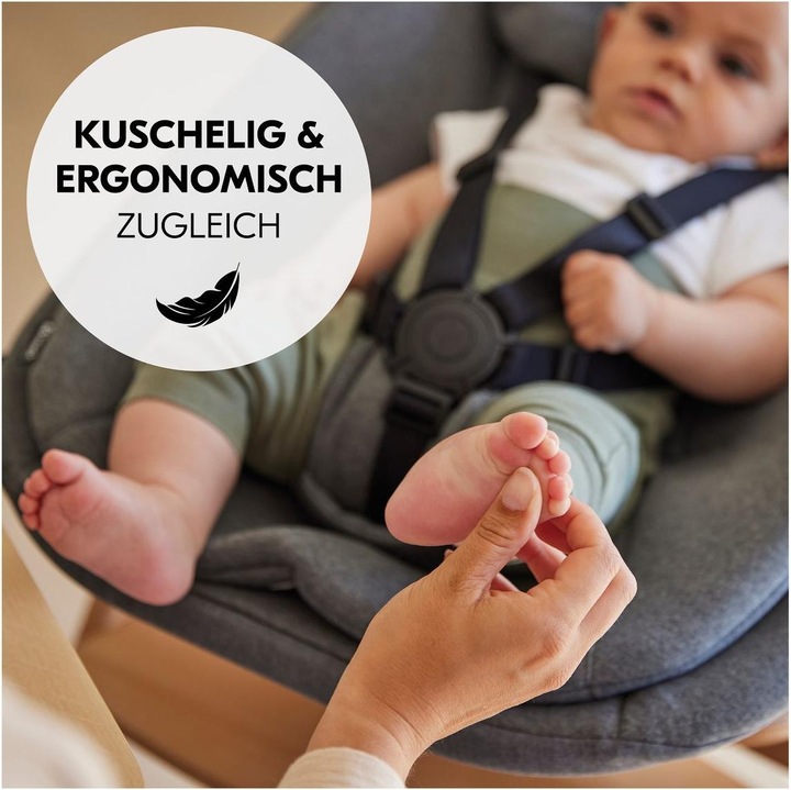 Actual product image Hauck Hochstühle Arketa Beech 4-tlg. Newborn Set - Hochstuhl (High chair booster seat)