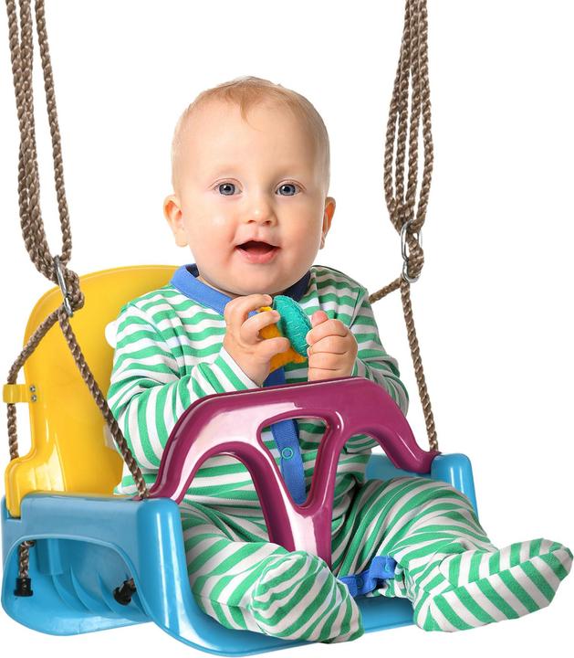 Actual product image Outsunny Children's swing with adjustable ropes